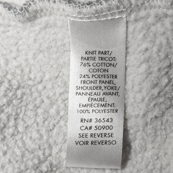 CALVIN KLEIN GREY FULL-ZIP MEN'S SWEATSHIRT - Picture 9 of 9